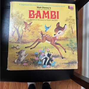 Walt Disney's Bambi Story and Songs Record